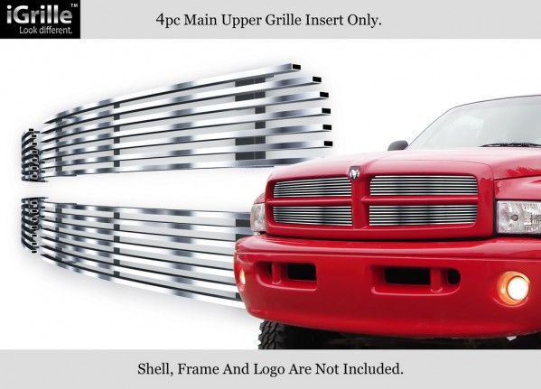 Stainless Steel Billet Grille Inserts 99-01 Dodge Ram Sport - Click Image to Close